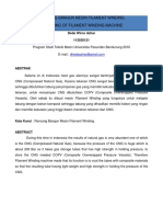 Rancang Bangun Mesin Filament Winding Designing of Filament Winding Machine