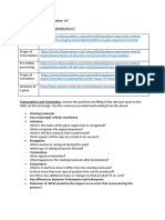 BIOL10005 ILT Gene Expression Mutation Questions