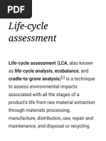 Life-Cycle Assessment - Wikipedia PDF