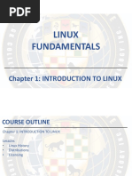 Linux Fundamentals: Chapter 1: Introduction To Linux