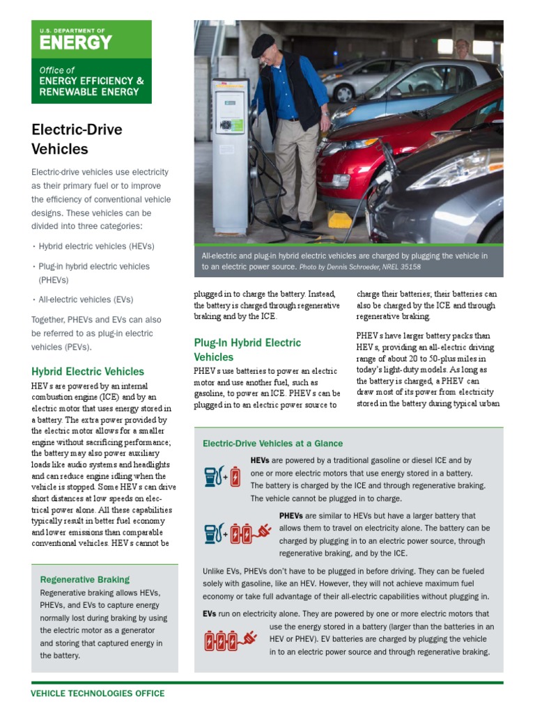 Electric Drive Vehicles PDF Plug In Hybrid Electric Vehicle