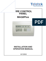 Fire Control Panel MAG8Plus: Installation and Operation Manual