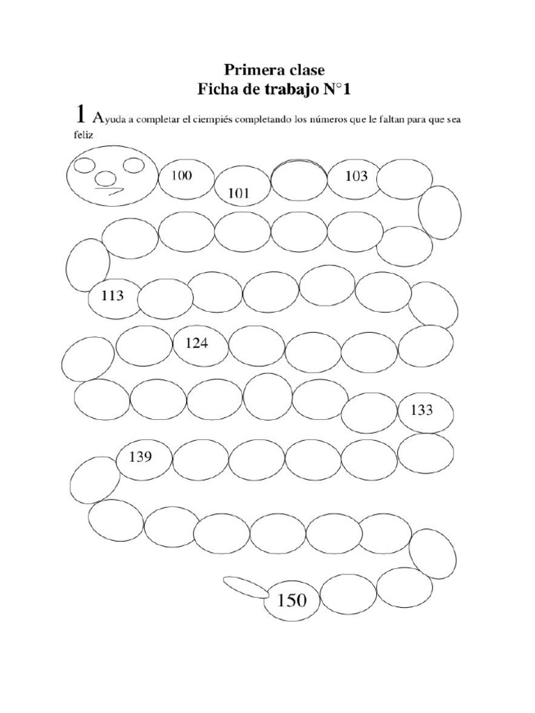 Numeros 100 Al 150 | PDF