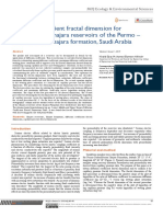 Diffusion Coefficient Fractal Dimension for Characterizing Shajara Reservoirs of the Permo – Carboniferous Shajara Formation, Saudi Arabia