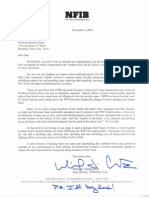NFIB Letter To WFP