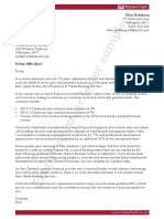 Executive Cover Letter Sample