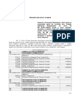 Projeto de Lei 011-2018 - Abre Crédito Adicional Esp e Supl