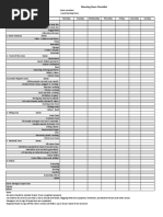 Daily Retail Store Operations Checklist | PDF | Merchandising | Inventory