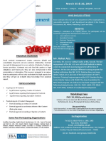 Contract Management: Workshop On