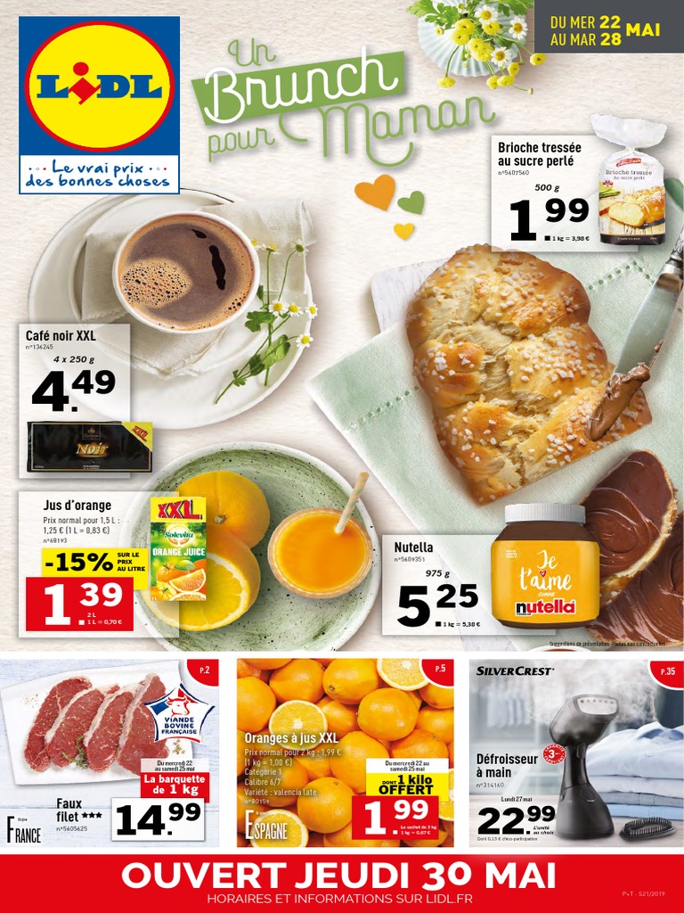 Catalogue Lidl 22 Mai 19 Pdf Pdf Industrie Alimentaire Nourritures