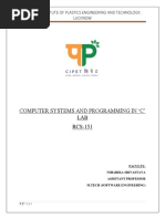 RCS151 Lab Manual