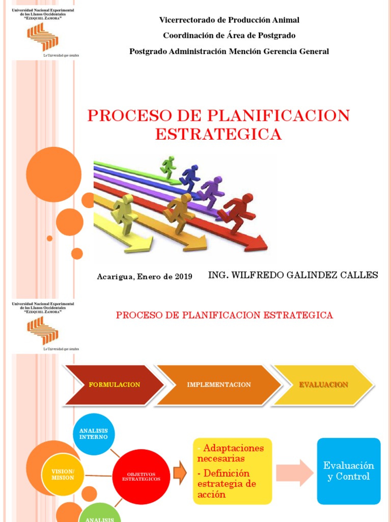 Proceso De Planificacion Estrategica  Planificación estratégica  Marketing