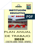 Plan Anual de Trabajo para La Mejora de Los Estudiantes 2019