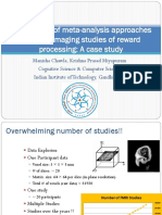 Comparision of Meta Analysis Approaches For Neuroimaging Studies of Reward Processing