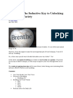 Breathing: The Seductive Key To Unlocking Your Vocal Variety