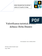 Valorificarea turistica a zonei deltaice Delta Dunarii