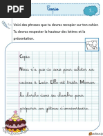 Fiches de Copie Ludo P4 P5