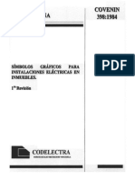 COVENIN Simbolos Graficos Instalaciones Eléctricas 398-1984 PDF