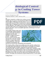 Microbiological Control Strategy in Cooling Towers