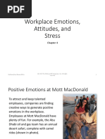 Workplace Emotions, Attitudes, and Stress - Foundations of Employee Motivation