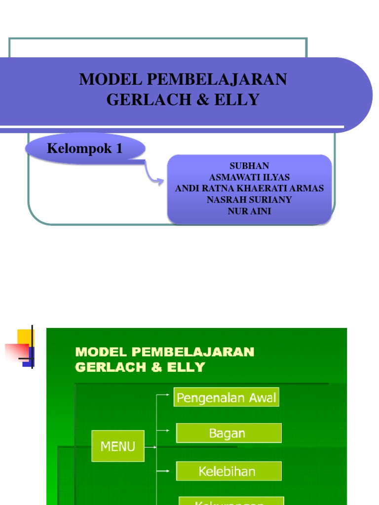 Model Pembelaran Gerlach & Elly | PDF