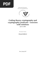 Coding Theory, Cryptography and Cryptographic Protocols - Exercises With Solutions