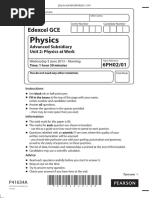 June 2013 QP - Unit 2 Edexcel Physics