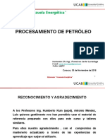 Diplomado Vzla Energetica UCAB Procesamiento de Petroleo 031118 FJL. Parte 1