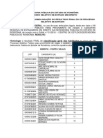 Edital N 09 - Centro de Estudos - Divulgao Do Resultado Final e Homologado