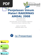 Download Rakernas AMDAL 2008 - Penjelasan Umum Diskusi Kelompok - Muhammad Askary by Imam Soeseno SN4101465 doc pdf