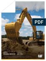 Hydraulic Excavator: Engine Power Operating Weight - 790 MM (31") Shoes Operating Weight - 600 MM (24") Shoes