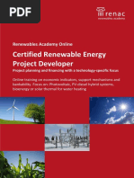 Certified Renewable Energy Project Developer