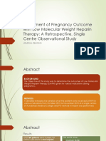 Journal Reading- LMWH in Pregnancy