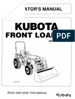 LA 434 Kubota Front Loader Operator's Manual PDF