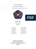 Praktikum Biokimia - Asam Amino Dan Protein Kel. 8