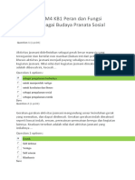 Tes Formatif M4 KB1 Peran Dan Fungsi Olahraga Sebagai Budaya Pranata Sosial Masyarakat