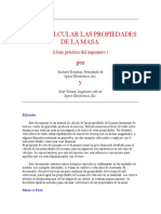 Como Calcular Las Propiedades de La Masa