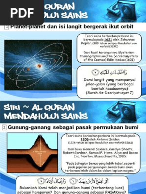 Al Quran Mendahului Sains Pdf