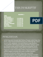 Hipotesis Deskriptif