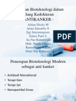 Penerapan Bioteknologi Modern dalam Pengobatan Kanker