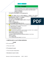 Adjectives Through Spanish Unidad-3 PDF