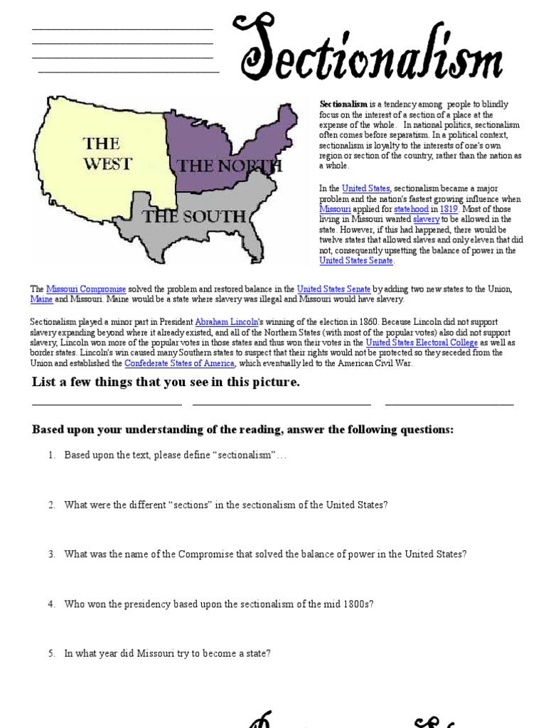 Microsoft Word Civil War Worksheets Slavery In The United States Emancipation Proclamation