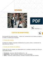 Costos de inventarios: análisis y modelos de renovación