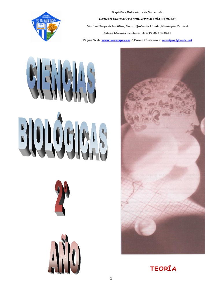 Libro De Biologia 2 Año Pdf Pdf Cerebro Oído