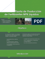 Diseño de Planta de Producción de Fertilizantes NPK