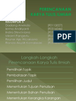 Perencanaan Karya Tulis Ilmiah