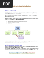 Introduction To Selenium