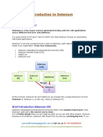 Introduction To Selenium