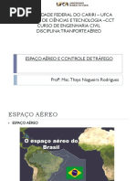 Aula 4 - Espaço Aéreo e Controle de Tráfego