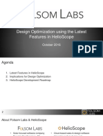 Design Optimization Using The Latest Features in Helioscope: October 2016